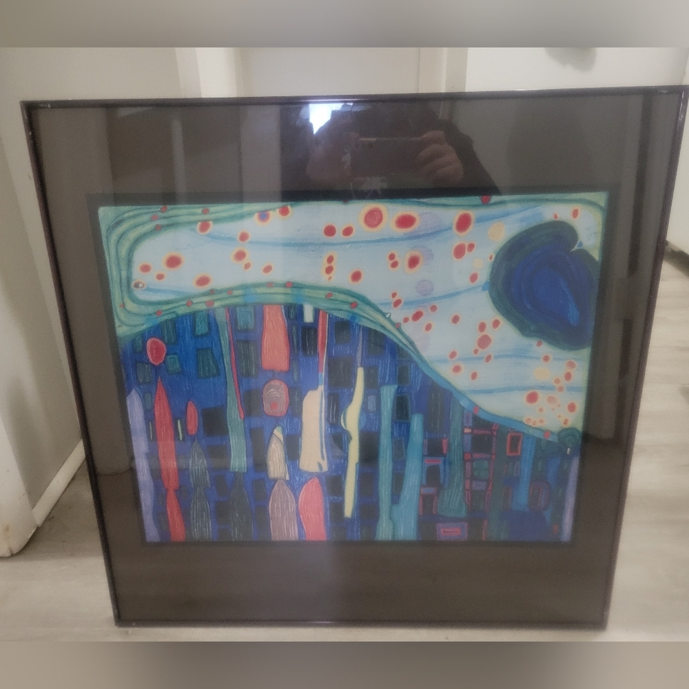 Numbered Signed Friedensreich Hundertwasser Painting/lithograph